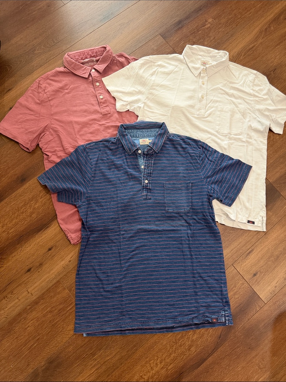 Faherty Men's Polo Shirts BUNDLE - Casual Everyday